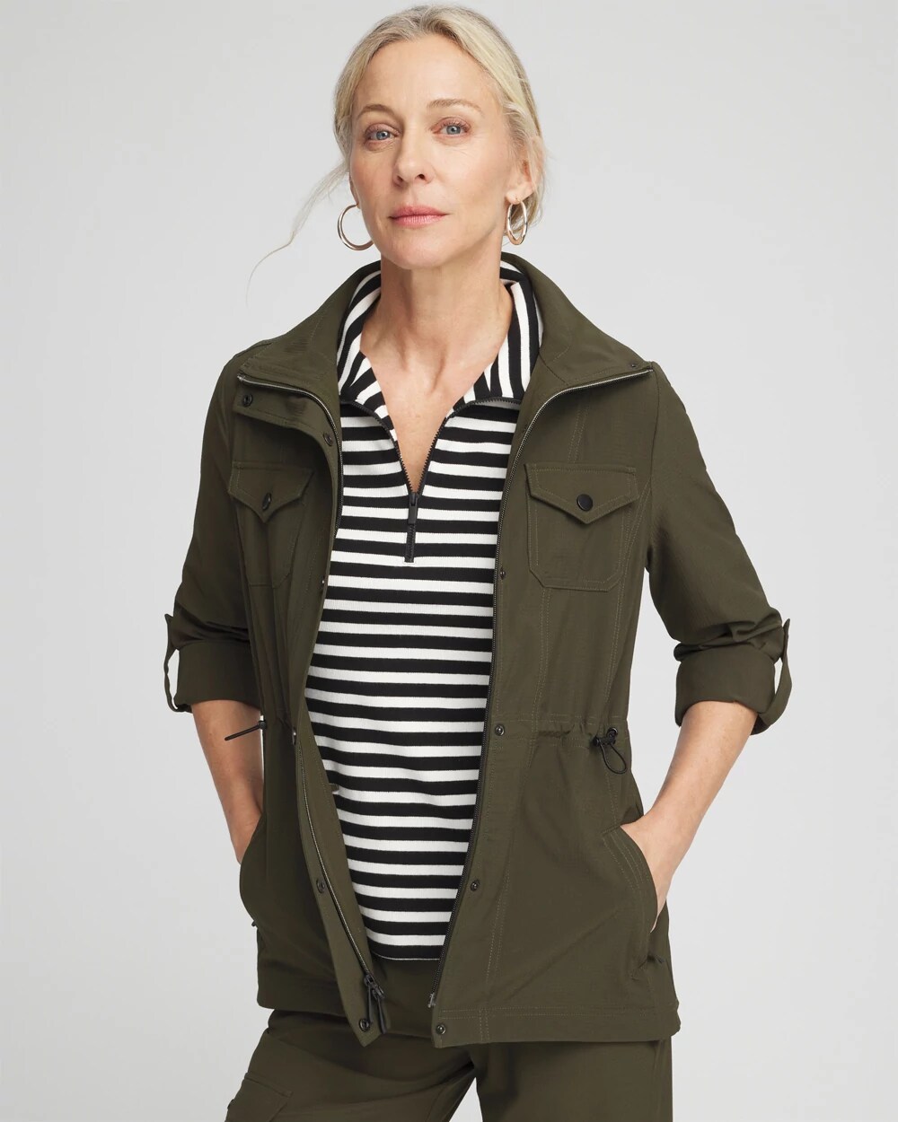 Zenergy® UPF Cargo Jacket | Chico's Zenergy® UPF Cargo Jacket | Chico's